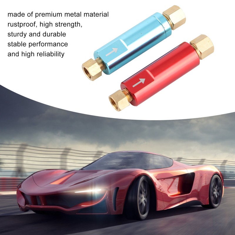 2pcs Residual Valve Metal Residual Brake Pressure Check Valve Universal