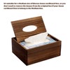 Sumnacon Wood Rectangular Tissue Box Cover - Multifunctional Tissue Holder