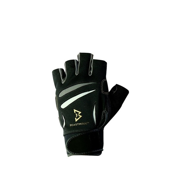 Men's Beastmode Half Finger Fitness Gloves (Large)