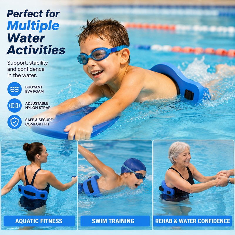 Adjustable Swim Buoyancy Belt for Pool Training – EVA Swimming