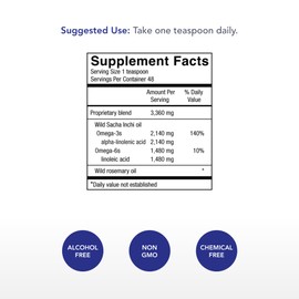 Physician's Strength PowerOmega - 8 fl oz - Plant Source Omega-3s - Certified Organic - 48 Servings
