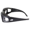 Birdz Eyewear Swallow Fit Over Padded Motorcycle Safety Glasses Black