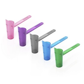 Bosscoop [5-Pack No Spill Water Bottle Scoop for Supplements, Protein Powder, Pre-Workout and More [BPA Free]