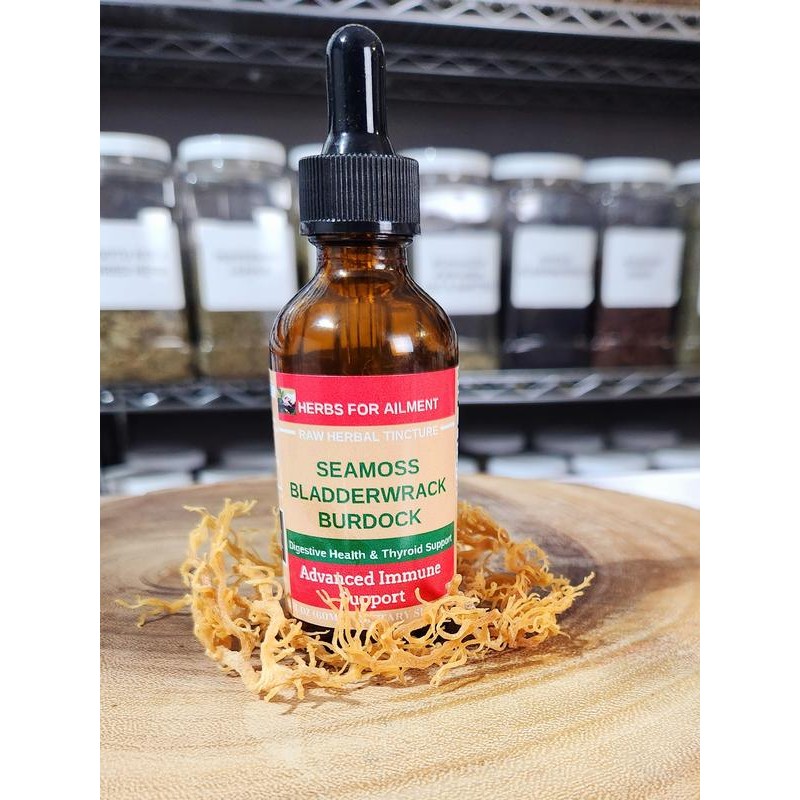 Seamoss Bladderwrack Burdock Immune Support Tincture