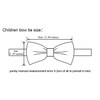 Gusleson Mens Green Christmas Bow Tie for Children Red Adjustable