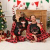 Weixinbuy Women's Christmas Sleepwear Womens Christmas Pajamas Red and Black