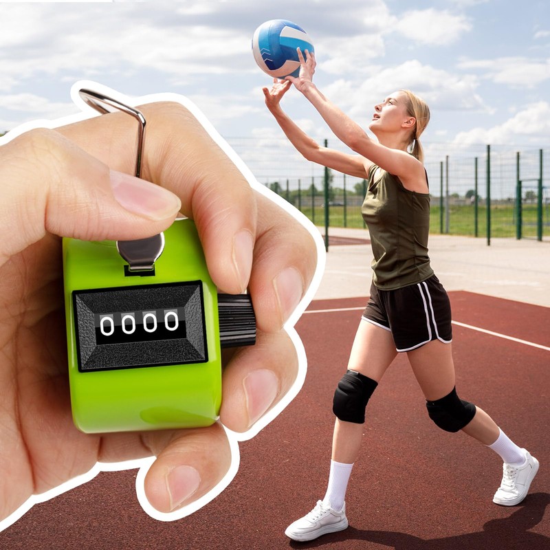ALDMIO 24 Pack Hand Tally Counter, 4 Digit Mechanical Tally