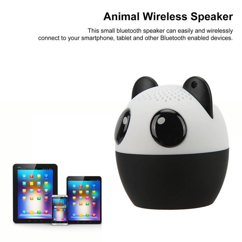 Pet Mini Bluetooth Speaker Cute Animal Wireless Loudspeaker with Selfie