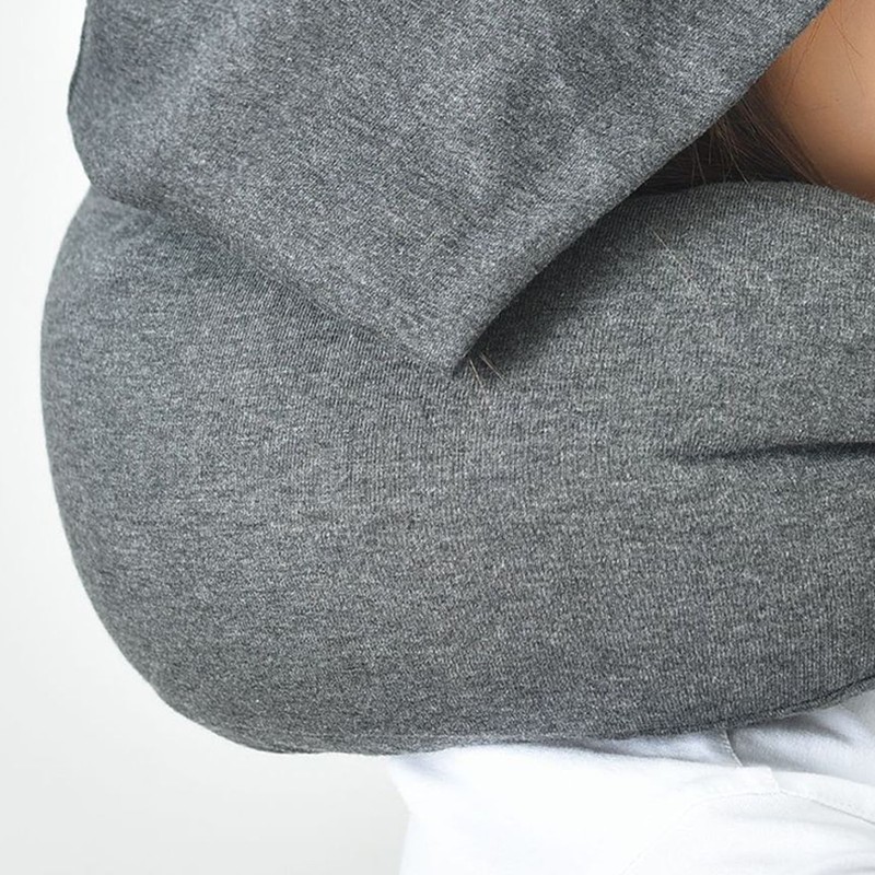 Hoodie Travel Pillow Hooded Neck Pillow Adjustable Ergonomic Travel Neck