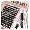 LASHVIEW Diy Eyelash Extension Kit, DIY Cluster Lashes, 10-16mm Multilayered