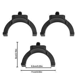 3pcs Tool Hooks for Suncast, U Shape Storage Shed Hooks Tool Hanger Garage Wall Organization for Suncast Shed Shelves Accessories Shovels Rakes Organizer