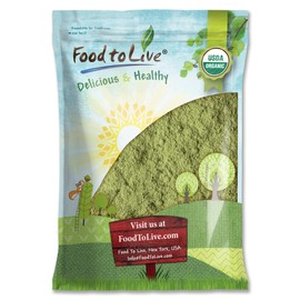 Food to Live Organic Broccoli Powder, 4 Pounds – Non-GMO, Raw, Kosher, 100% Pure, Ground from Whole Vegetables, Vegan Superfood, Bulk, Rich in Fiber, Great for Juices, Drinks, & Smoothies, Sirtfood