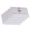 VmanKu Anti-Skimming Card Case, 5 Cards, IC Cards, Magnetic Protection,