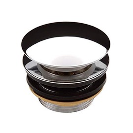 High Quality Click Clack Drain Fitting Brass for Bathtub and Shower Tray Chrome Large 1 1/2 Inch for Connection to Siphon Syphon