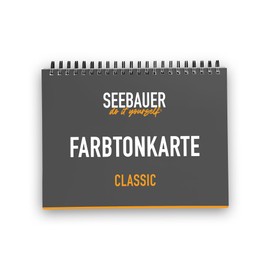 SEEBAUER diy Classic Colour Card, 500 Shades, Colour Sample Card for Interior Paints, Facade Paints and Varnishes