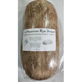 European Style 100% Rye Bread & Lithuanian Rye Bread (1 Loaf Each)