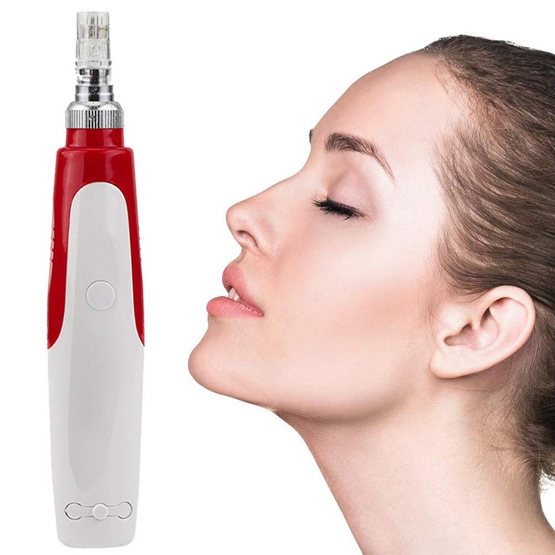 ALIWOD Mircroneedling Pen,Wireless Electric Micro Needle Machine Anti-Aging Skin Repair