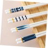 FELTECHELECTR Luxury Japanese Chopsticks 4 Pcs Ceramic Chopsticks Set Easy