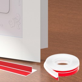 T-Shaped Weather Stripping Door Seal, Length 20FT Silicone Seal Strip Weather Stripping, 1.97" W Door Draft Stopper for Door Frame & Windows Gaps