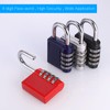 JIANTA 4 Pack Combination Lock, 4 Digit Combination Padlock, Outdoor