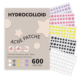 Parches para Acne, 600 PCS Parches para Granos de Estrella. Parches de Acne Estrellas, Suave Sin Irritacin, Utilizado para Minimizar el Acn, Pueden...