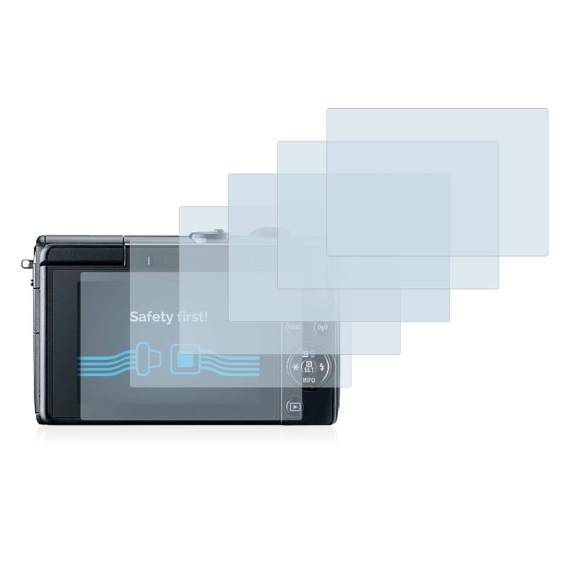 Savvies 6 Pack Screen Protector compatible with Canon EOS M100