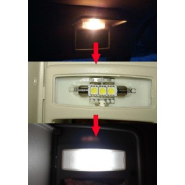 2 LED [Type I] for Honda Civic Type R [FK8] Applicable Vanity Lamp (White)