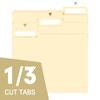 File Folder, RAZCC 250 Pack 1/3 Cut Tab File Folders