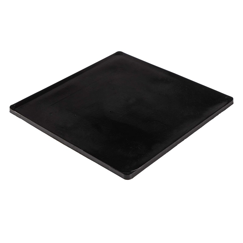 Sorbothane Vibration Isolation Square Pad, 4"x4", 2 Pack (50 Duro,