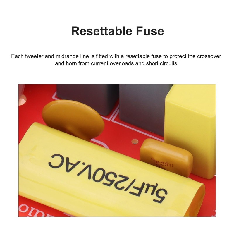 DriSentri 5 Way Crossover Speaker, 250W 5 Way 2 Treble