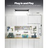 Linkable LED Shop Light(Built-in Outlet), 100W 15000LM Aluminum Plug in