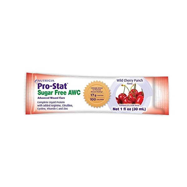 Pro-Stat Sugar Free AWC Protein Supplement Wild Cherry Punch Flavor