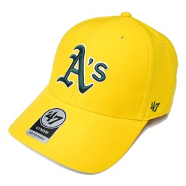 47 '47 OAKLAND ATHELTICS MVP CAP GOLD/GOLD Oakland Athletics 6 Panel Cap Hat