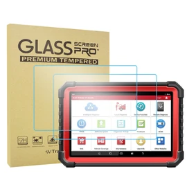 Transwon 2PCS Tempered Glass Screen Protector for LAUNCH X431 PRO3S+ Elite (Sized 222mm x 140.5mm) 2.5D Curved Edge