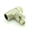 1/2" to 1/4" Feed Water Adapter Ball Valve Faucet Tap