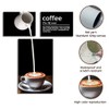 burkfeeg Coffee Bar Wall Decoration, Pack of 3 Kitchen Posters,