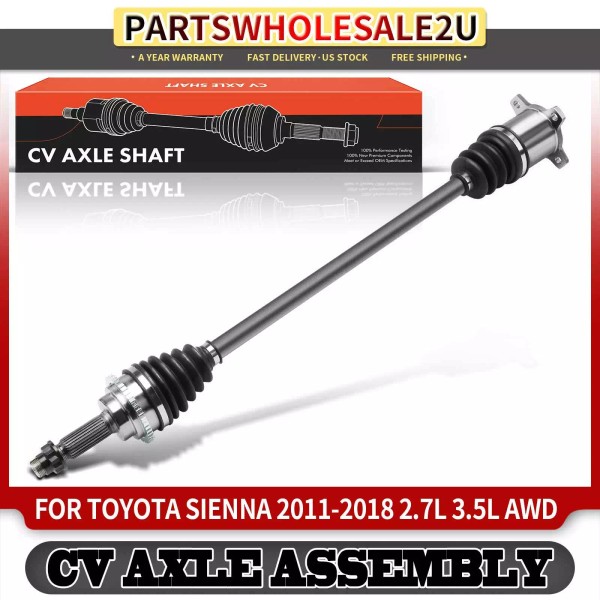 Unbranded 1x Rear Left or Right CV Axle Assembly for