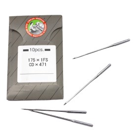 ORGAN 10 Organ 175X1FS Flat Shank Needles for Chandler Button Sewing Machine - Size 125/20