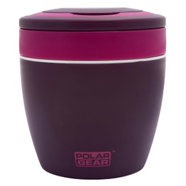 Polar Gear Microwavable Food Containers with Fold Away Cutlery, Polypropylene, 500 milliliters