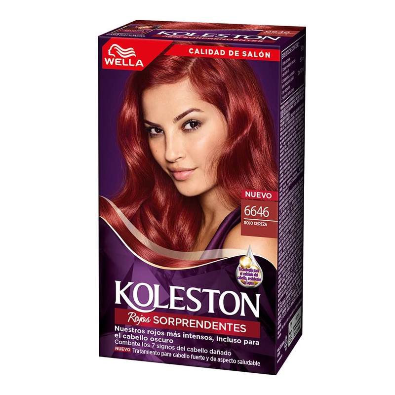 Tinte Permanente Koleston 6646 Rojo Cereza