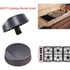 82977 Cooktop Burner knob AP3390330, PS4271638 Control knob DE81-08738A(1 Pack)