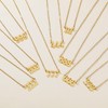 MYDIY Angel Number Necklace 18K Gold Plated Dainty 111 222