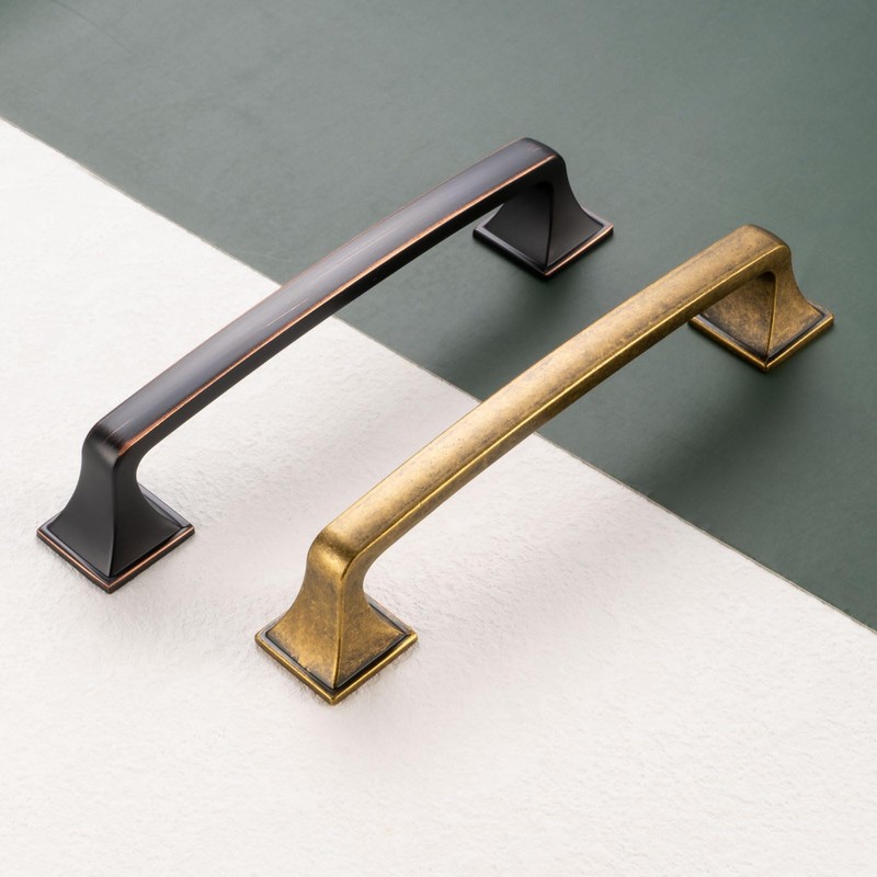 BEROSSA 5 Inch Oil Rubbed Bronze Cabinet Pulls Drawer Handles