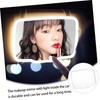 PACKOVE Led Makeup Mirror for Car Touch Screen Lighted Mirror