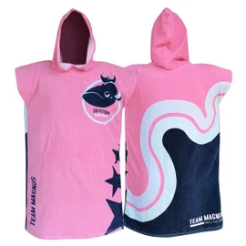 Team Magnus kids poncho towel - bathrobe for kids - one size for 4'-5'6"