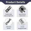 3pcs Self Centering Drill Bit Set, Hinge Pilot Hole Drill