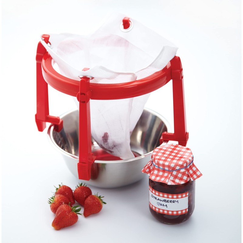 KitchenCraft Home Made Jam Strainer / Jelly Bag and Stand