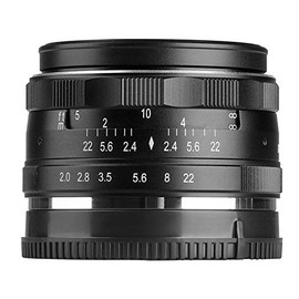 Meike 50mm f/2.0 Fixed Manual Focus Lens for Sony E mount APS-C Mirrorless Camera A6300 A6000 A6500 A5100 A5000 NEX3 NEX3N NEX7 NEX6 NEX5n
