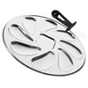 Ciieeo 1 Set Stainless Steel Oyster Storage Plate with Opening