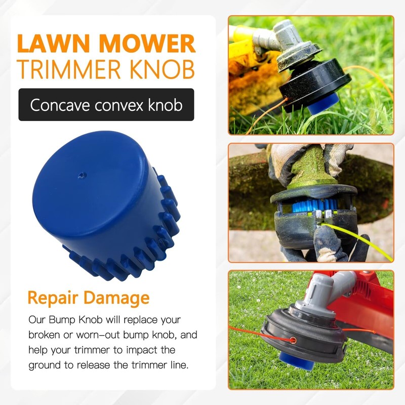 Zafina-UP String Trimmer Replacement Bump Knob for Kobalt 40V Trimmer,